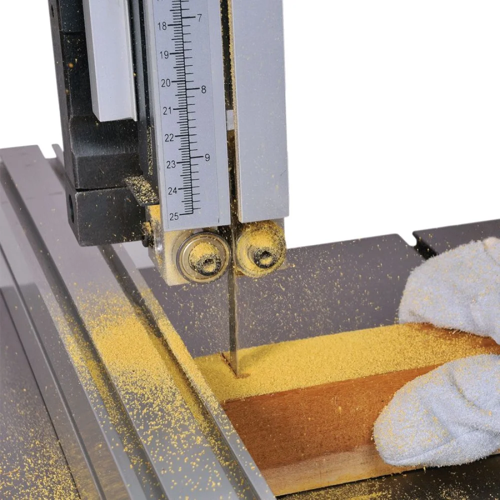 Serra Fita de Bancada Vertical para Madeira Moto Mono S2510 Starrett 220 Volts