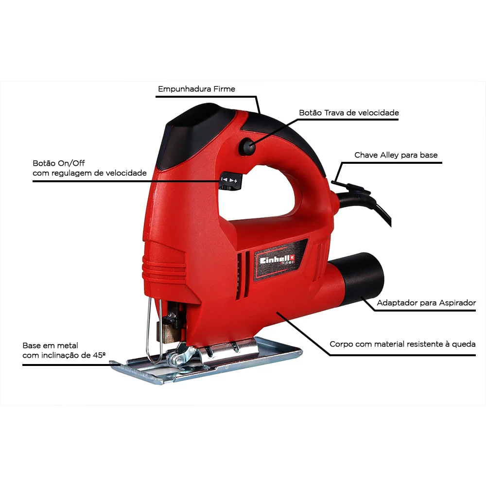 Serra Tico Tico 400 Watts TC-JS 60 E Einhell