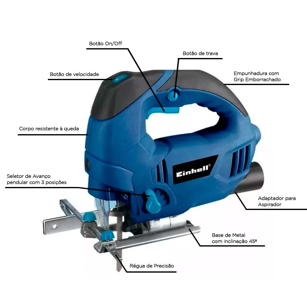 Serra Tico Tico 800 Watts BT-JS 800E Einhell