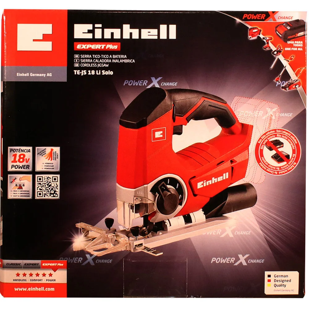 Serra Tico Tico à Bateria (Não Acompanha)18V TE-JS 18 LI-SOLO 4326305 Einhell