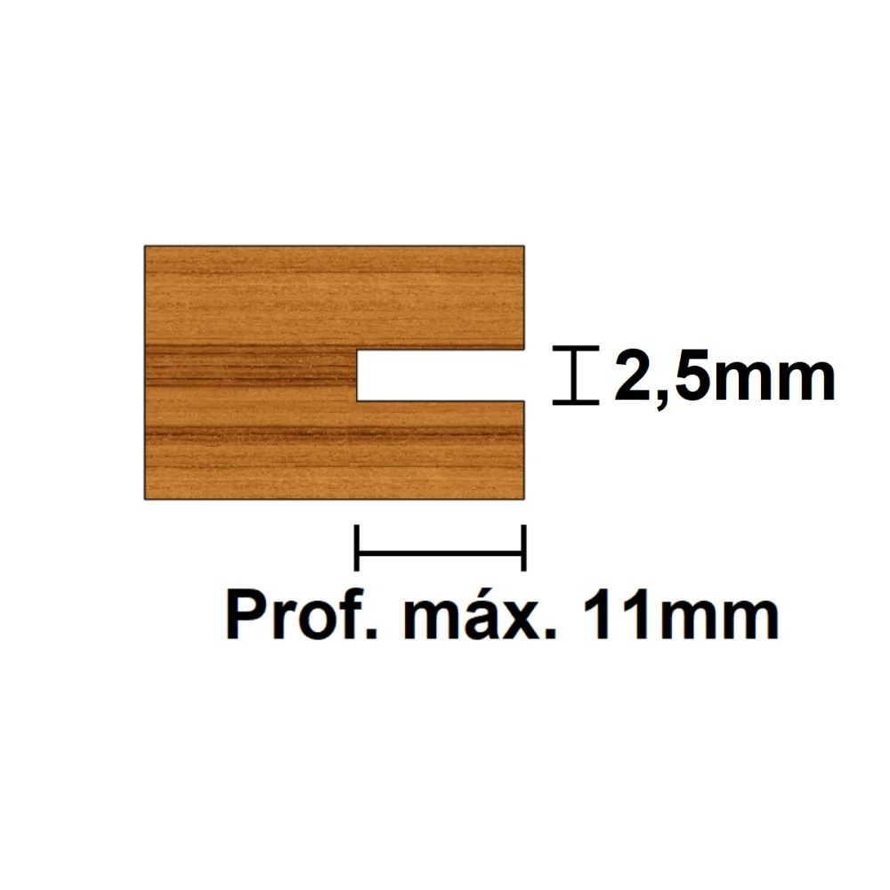 Serrinha Debrum 25mm sem Rolamento Haste 6mm 18E4025.01 Radix