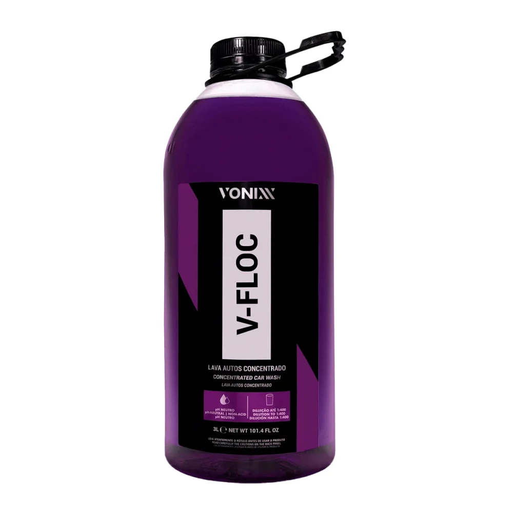 Shampoo Automotivo Alta Performace Concentrado V-Floc 2011081 Vonixx 3 Litros
