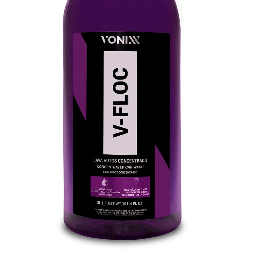 Shampoo Automotivo Alta Performace Concentrado V-Floc 2011081 Vonixx 3 Litros