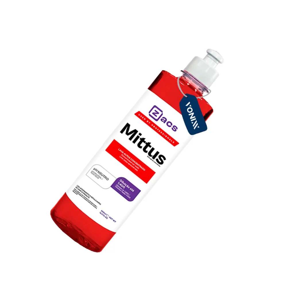 Shampoo para Auto Neutro Concentrado Mittus Zacs 2011106 Vonixx 500ml