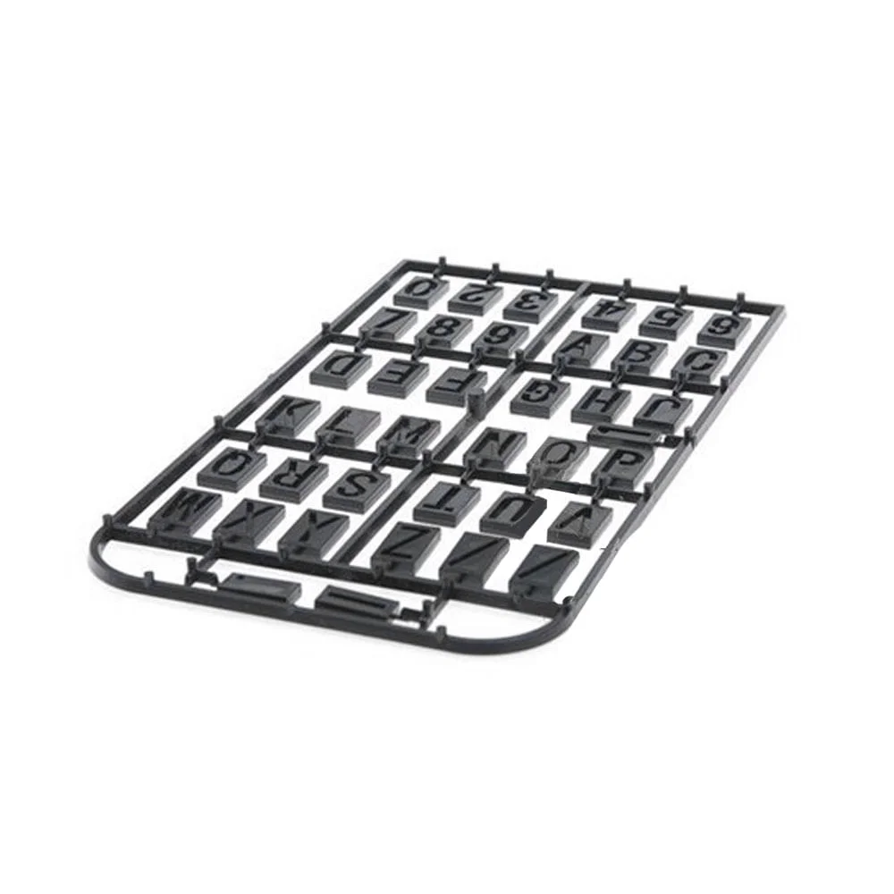 Stencil de Gravação para Dispositivo GE Letras e Números 27104 Proxxon