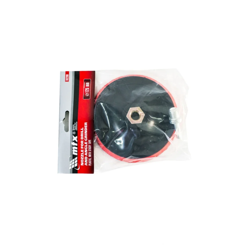 Suporte para Lixa com Fecho Aderente 125mm para Furadeira 762209 MTX