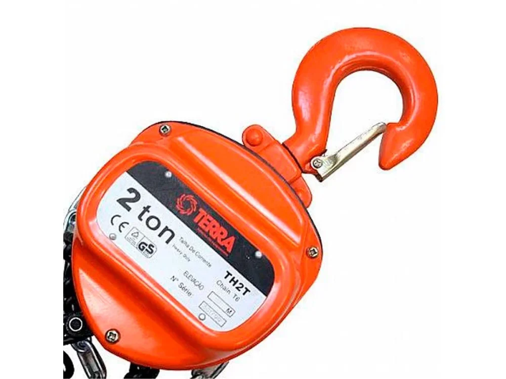 Talha 05T Corrente 3M 705065 Terra Equipamentos