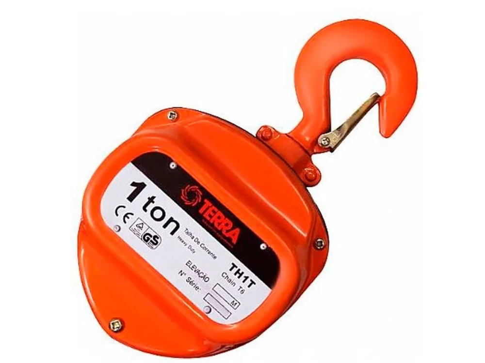 Talha 1T Corrente 3M 705089 Terra Equipamentos