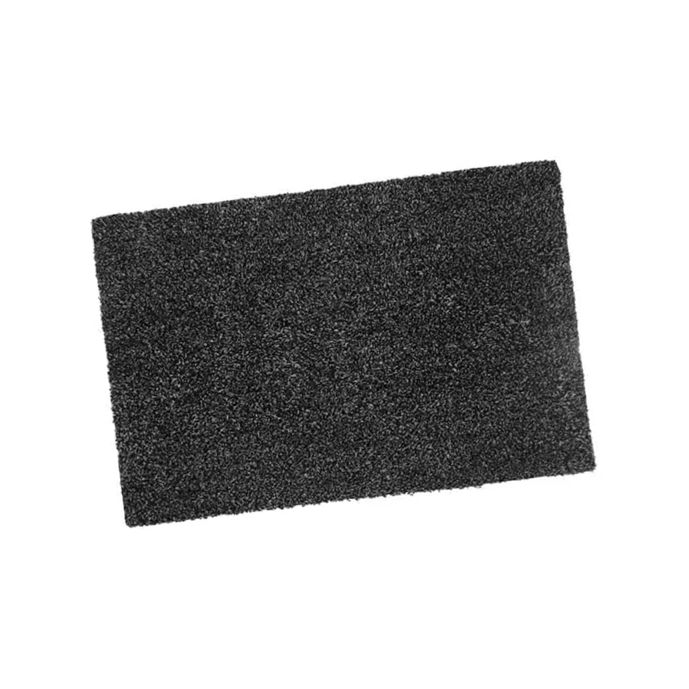 Tapete Mágico de Entrada em Microfibra e Algodão 40 X 60cm Kapazi Preto