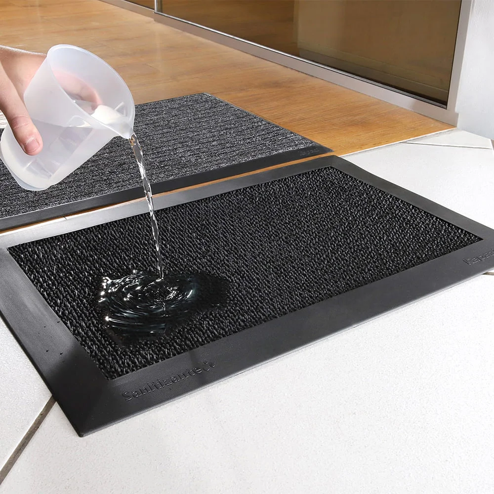 Tapete Sanitizante 38 x 58 cm Kapazi Preto