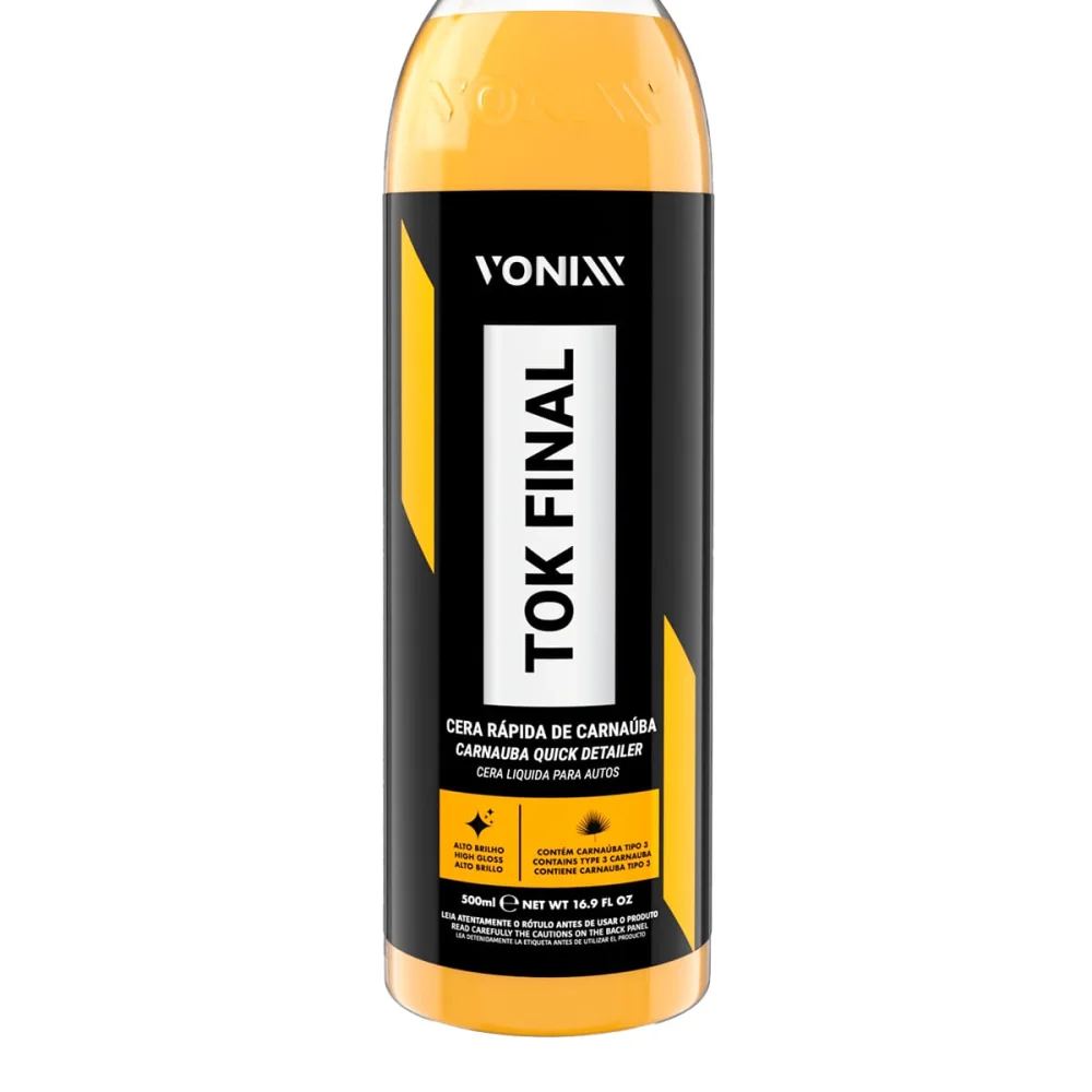 Tok Final Cera Líquida Carnaúba Proteção Automotiva 2009008 Vonixx 500ml
