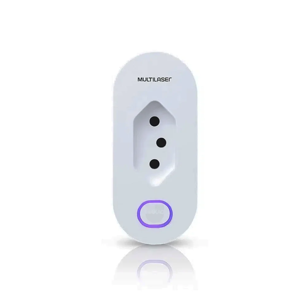Tomada Inteligente 16A Wi-Fi Bivolt SE231 Multilaser Branco