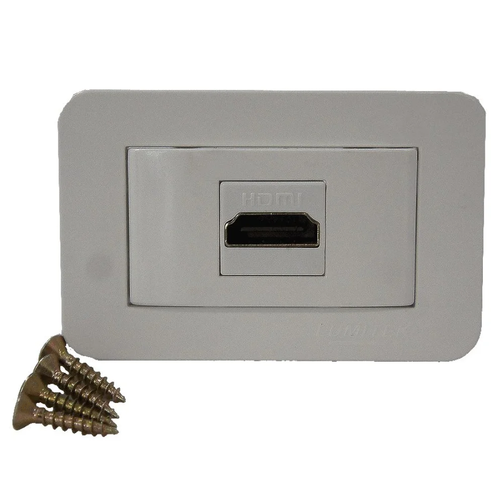 Tomada para Móveis HDMI Lumitek Branco Tomada para Móveis HDMI Lumitek Branco