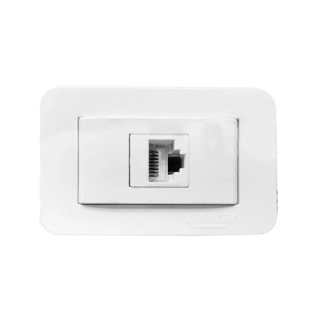 Tomada para Móveis Rede Rj45 Lumitek