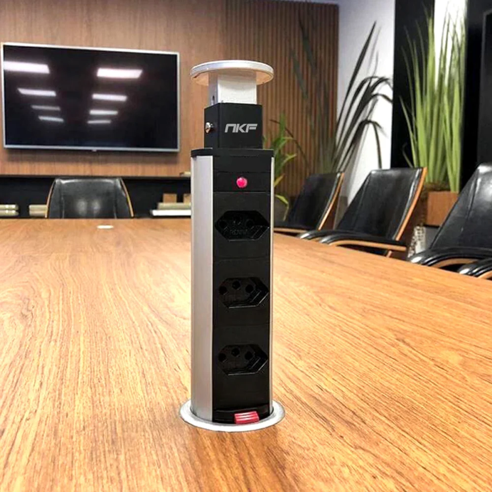 Torre de Tomada Multiplug 3 Tomadas Bivolt Outlet