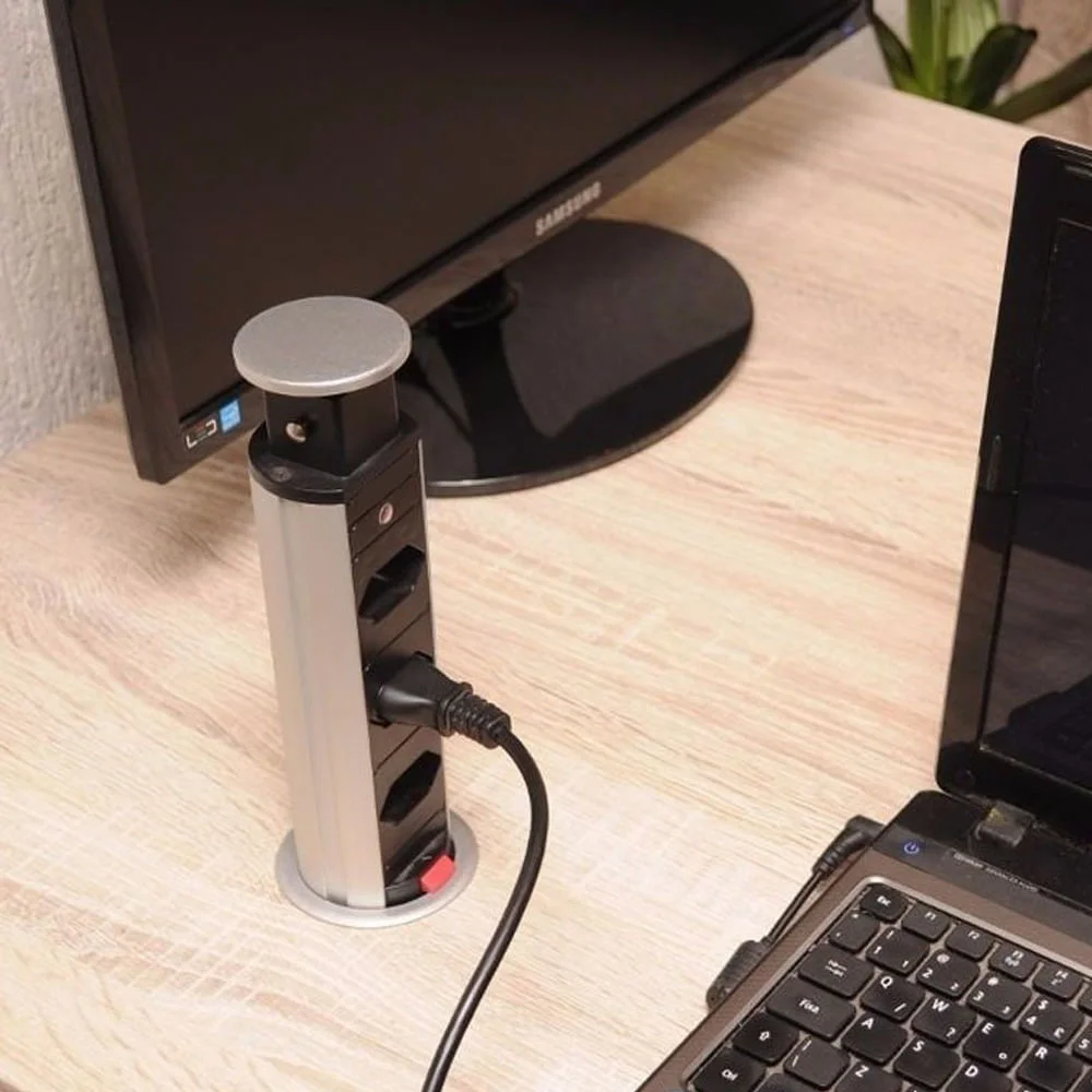 Torre de Tomada Multiplug 3 Tomadas Bivolt Outlet