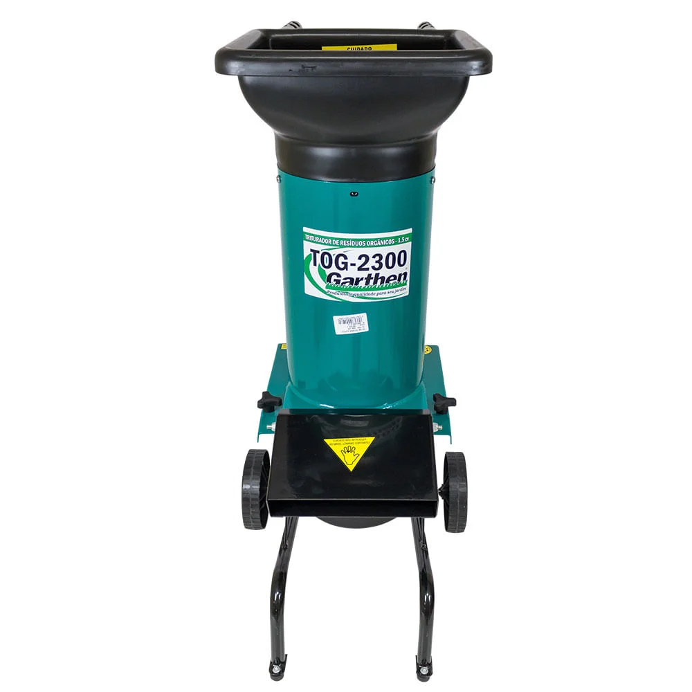 Triturador Resíduos Orgânicos Galhos 1,5CV 1800W TOG-2300 Garthen