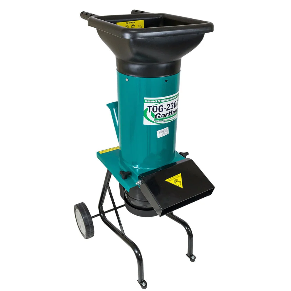 Triturador Resíduos Orgânicos Galhos 1,5CV 1800W TOG-2300 Garthen