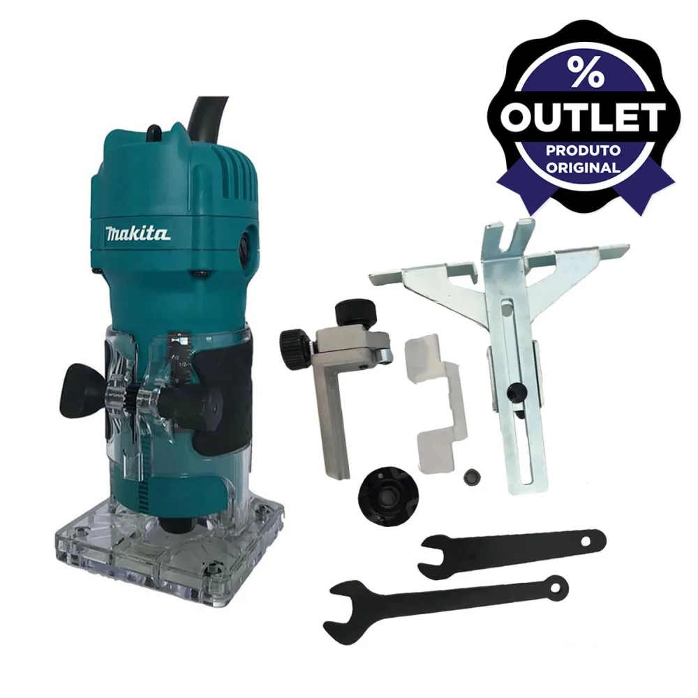 Tupia 6mm 530 Watts 3709 Makita Outlet 110 Volts