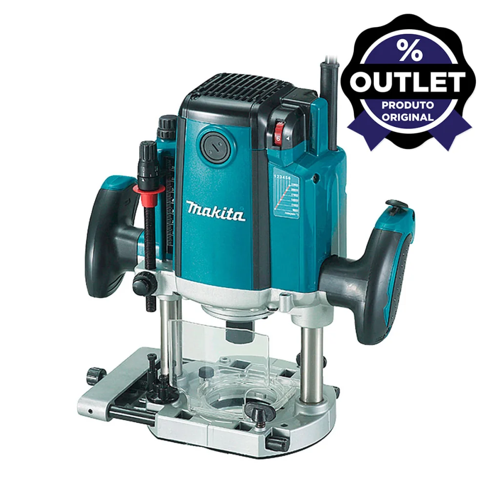Tupia de Coluna 12 mm com Freio Eletrônico RP2301FC Makita - Outlet