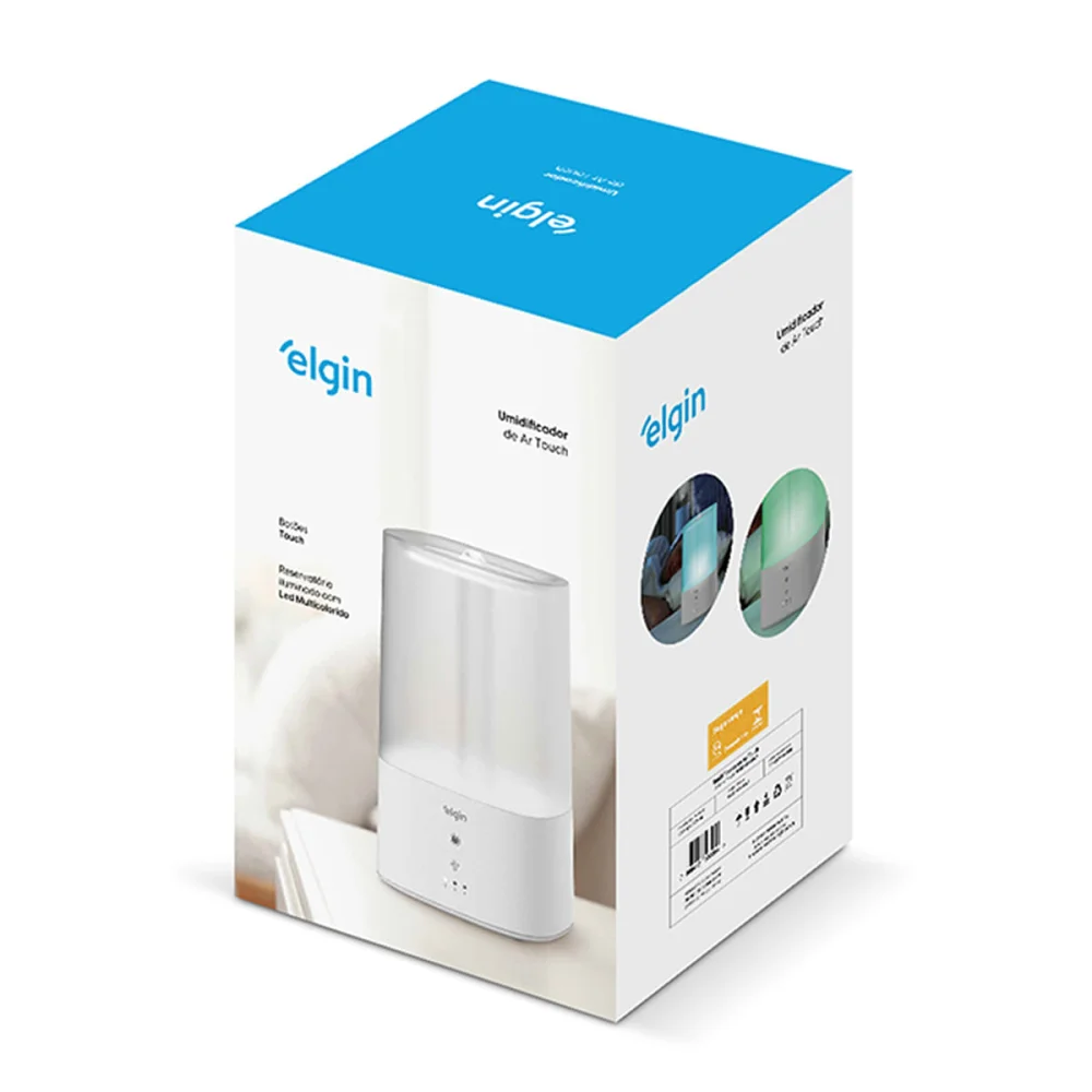 Umidificador de Ar Touch e Aromatizador 4 Litros 45UTZN04N0AB Elgin Bivolt
