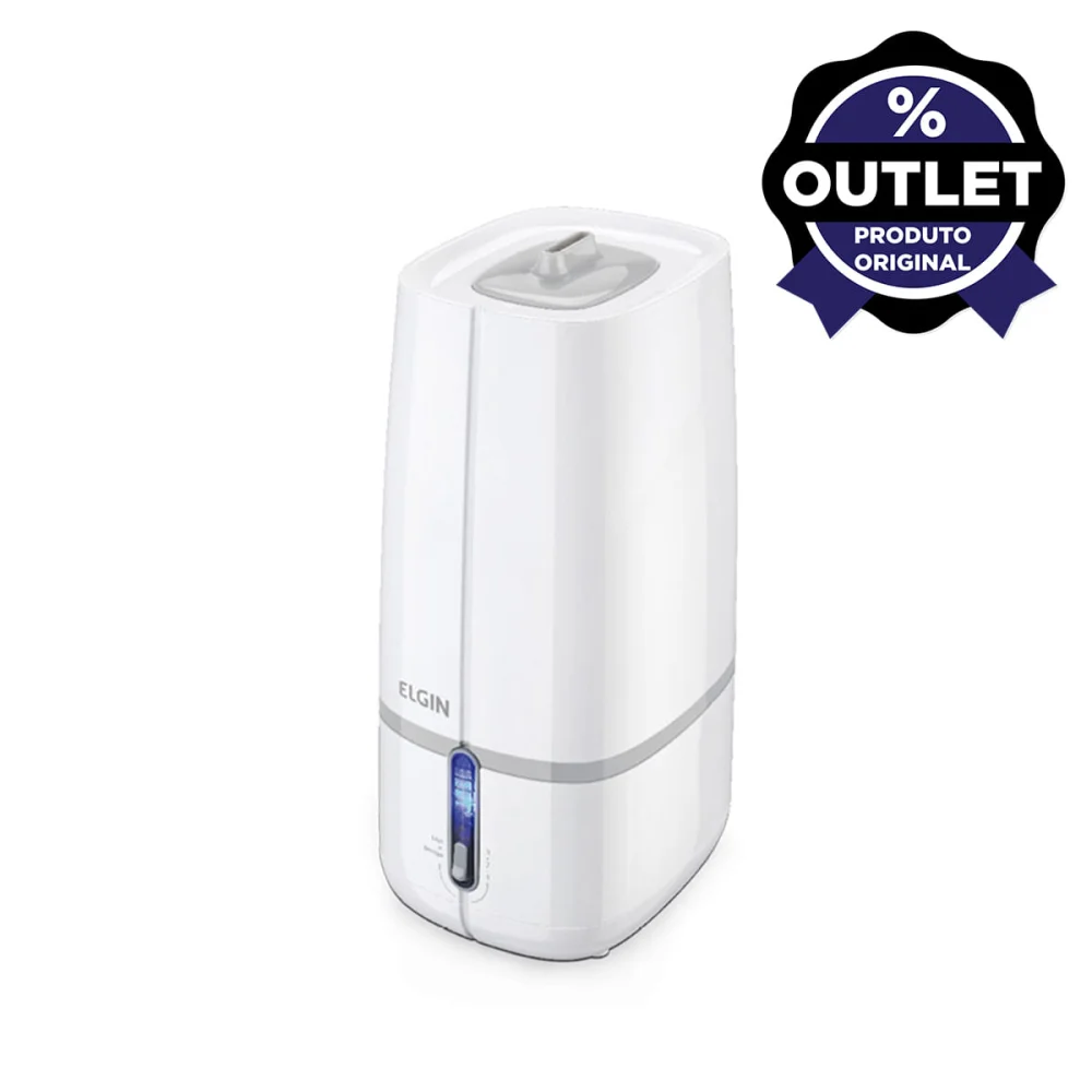 Umidificador de ar Ultrassônico 2 litros Elgin Branco - Outlet