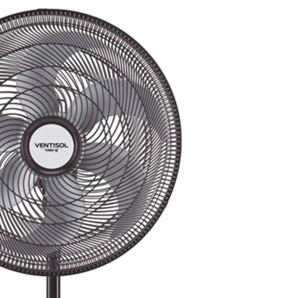 Ventilador OSC de Coluna Turbo 6 Pás 50cm Premium 3852 Preto Ventisol