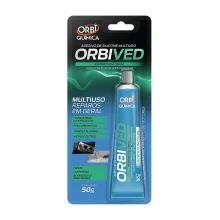 Adesivo de Silicone Acético Orbived Incolor 50g 5542 Orbi
