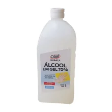 Álcool Gel 70° Antisséptico e Higienizador de Mãos 1 Litro Orbi
