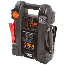 Arrancador Auxiliar de Partida para Automóveis 500 Amperes 12V JS500S Black&Decker  Bivolt