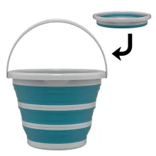 Balde Retrátil 10 Litros Verde RET3505 Flashlimp