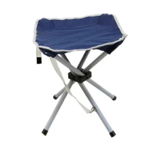Banqueta de Camping Dobrável Base em Aço Esmaltado Stool 290100 Nautika Azul