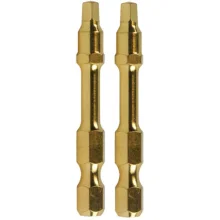 Bit Quadrado 50 mm SQ3 Impact Gold com 2 Peç B-28210 Makita