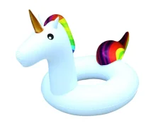 Boia Inflável Especial Gigante Adulto Anel Unicórnio 148700 Belfix Branca