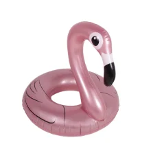 Boia Inflável Especial Gigante Anel Flamingo Perolado 146700 Belfix Rosa