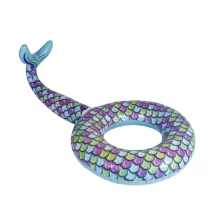 Boia Inflável Especial Gigante Anel Sereia 146600 Belfix Colorida