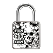 Cadeado de Segredo Fashion Caveira 0114100SM7 Papaiz