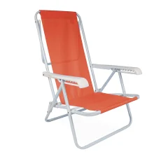 Cadeira Reclinável de Aço 8 Posições 225 Mor