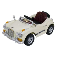 Carro Retrô com Controle Remoto Bege 915000 Bel Brink