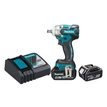 Chave de Impacto à Bateria 1/2 Pol e 2 Baterias 18V DTW285RME Makita Bivolt