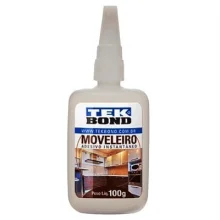Cola Instantânea Moveleiro 100g Bico Anti Entupimento Tek Bond