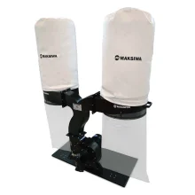 Coletor de Pó Eco com 3 Bocas e 2 Reservatórios Black Edition CPD/3.C Maksiwa Trifásico 220/380 Volt