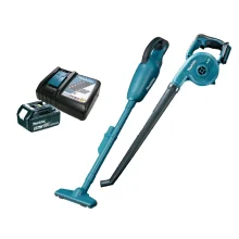 Combo Aspirador de Pó e Soprador 18V e Bateria e Carregador KITDCL180+DUB Makita