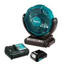 Combo Ventilador CF101DZ e Bateria e Carregador KIT-CF101DZ Makita