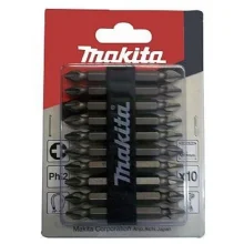 Conjunto Bit Phillips PH2 10 peç D-34366 Makita