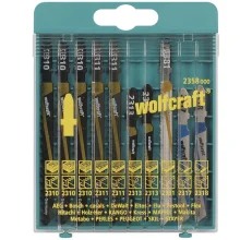 Conjunto de 10 Lâminas para Serra Tico Tico 235800 Wolfcraft