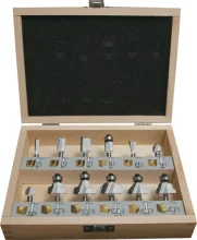 Conjunto de Fresas 1/4 Pol com 12 Unidades D-53584 Makita