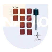 Conjunto de Lixas Cilíndricas 14X13mm com Suporte 28978 Proxxon 10 Unidades GR 120