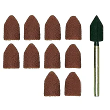 Conjunto de Lixas Cônicas 13x9mm com Suporte 28987 Proxxon 10 Unidades