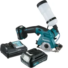 Cortadora de Vidro à Bateria 12V CXT e 2 Baterias de 1.5 Ah CC301DWYE Makita